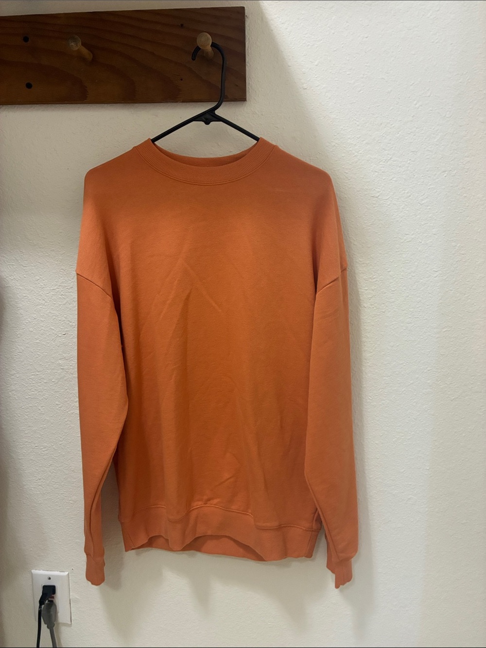 Original Use Men's Orange Crewneck Pullover